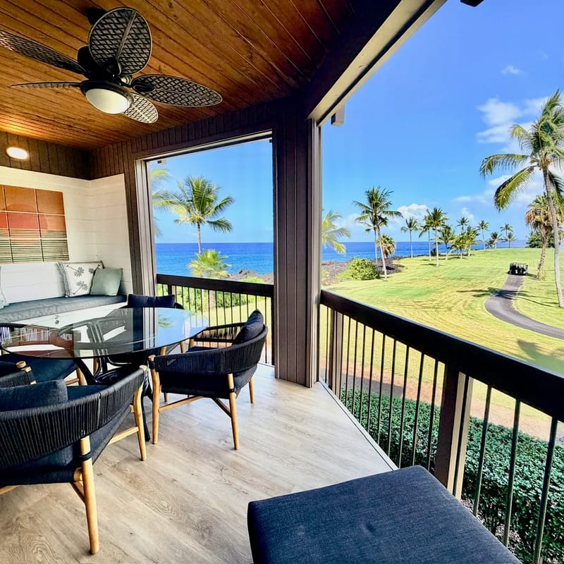 Luxury Oceanfront Living with A/C | Amazing Pacific Ocean & Golf Course Views